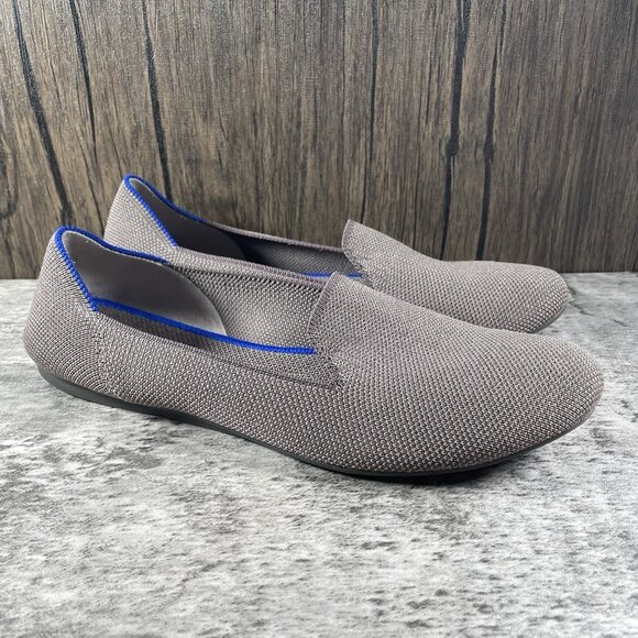 Rothy’s Shoes - Rothy's The Loafer Mocha 8 Shoes Flats Slip On Rothys EUC